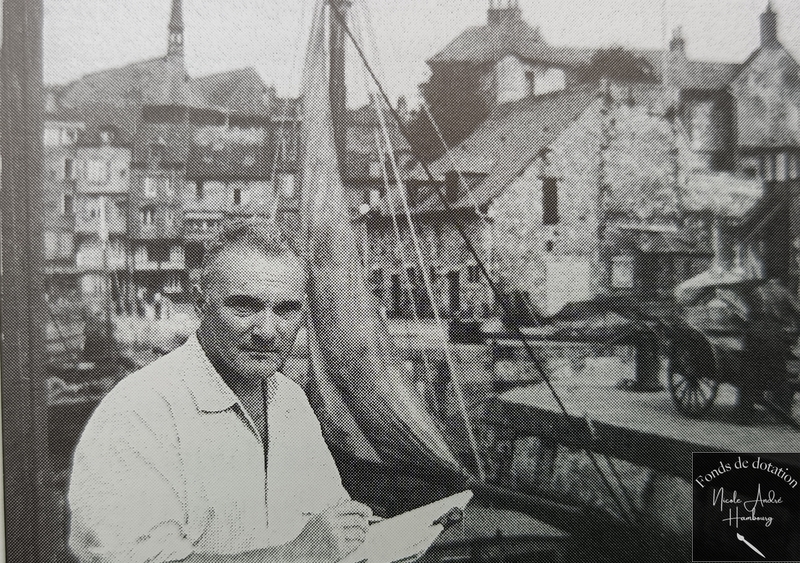 André Hambourg sur le port de Honfleur
