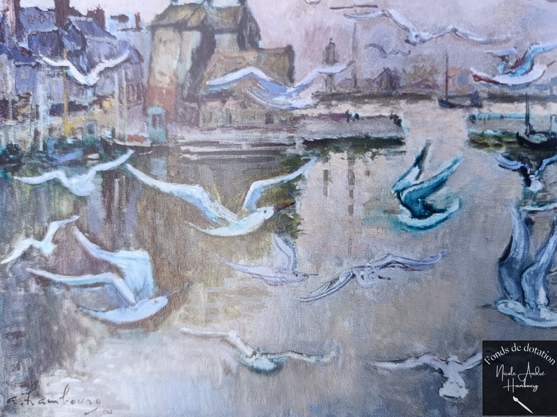 1963 Les mouettes sur le vieux bassin