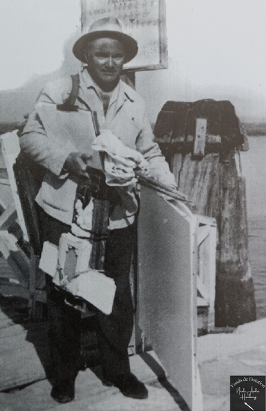 1959 André Hambourg à Torcello