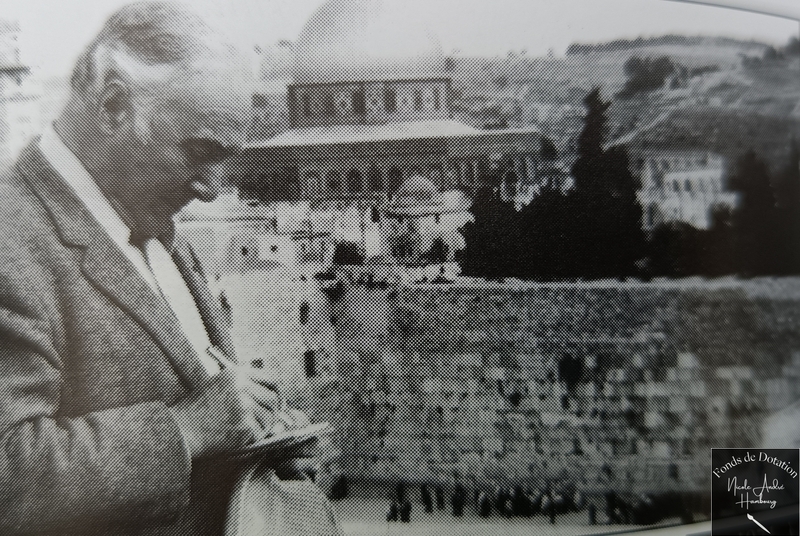 1971 André Hambourg à Jérusalem